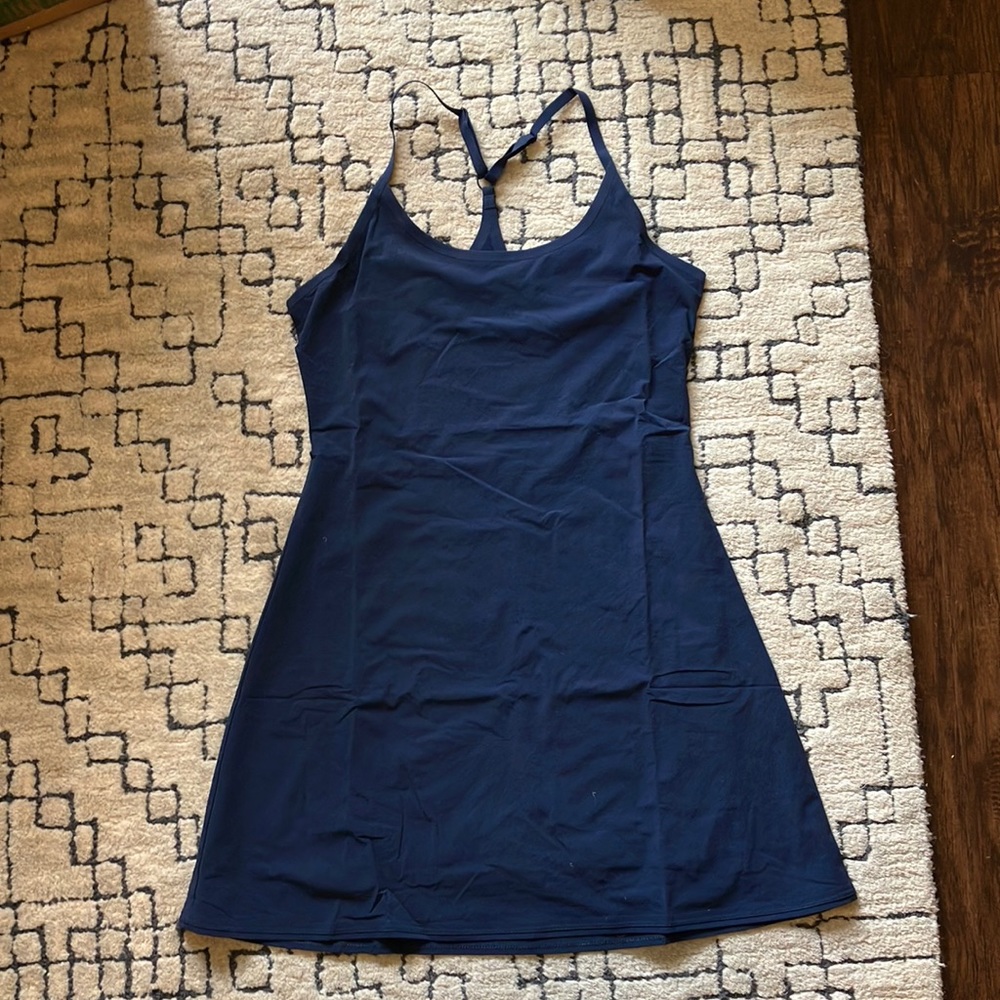 Outdoor Voices Exercise Dress in Navy